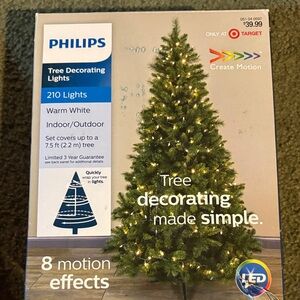 Philips Warm White Tree Decorating Lights - 210 LED Warm White